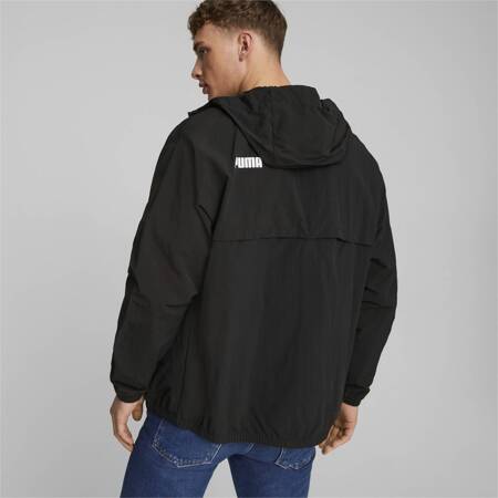 Kurtka z kapturem męska Puma WINDBREAKER czarna 67538701