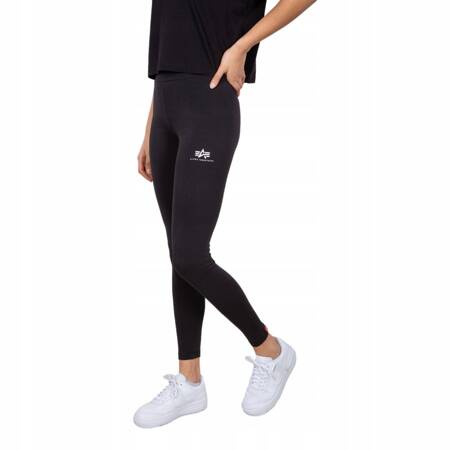 Legginsy damskie Alpha Industries BASIC SL czarne 116053-03