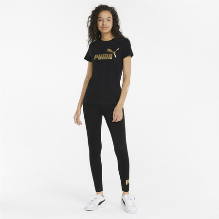 Legginsy damskie Puma ESSENTIAL+ METALLIC czarne 84830701