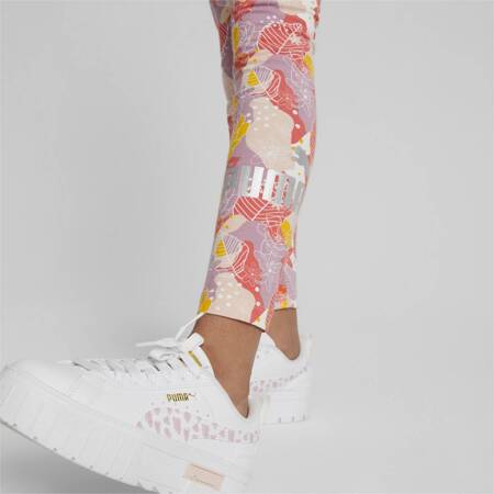 Legginsy dziewczęce Puma ESS+ BLOOM AOP wielokolorowe 67031435