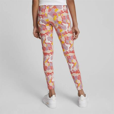 Legginsy dziewczęce Puma ESS+ BLOOM AOP wielokolorowe 67031435