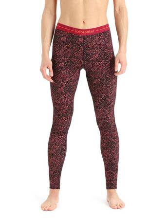 Legginsy termiczne damskie Icebreaker 200 OASIS bordowe IB0A56HY595