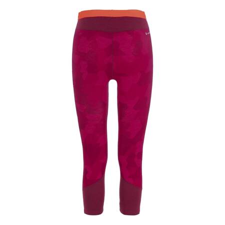 Legginsy termiczne damskie Salewa CRISTALLO WARM 3/4 różowe 00-0000028210_6360