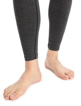 Legginsy termiczne męskie Icebreaker ZONEKNIT 200 czarne IB0A56HB091