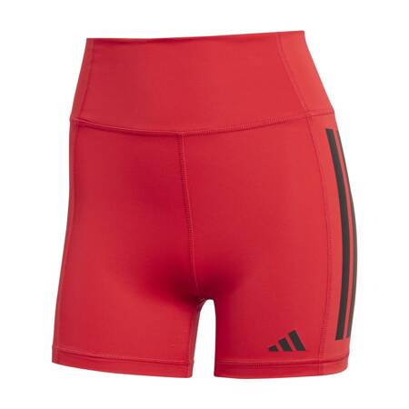 Legginsy treningowe damskie adidas OPTIME 3-STRIPES czerwone JN4583