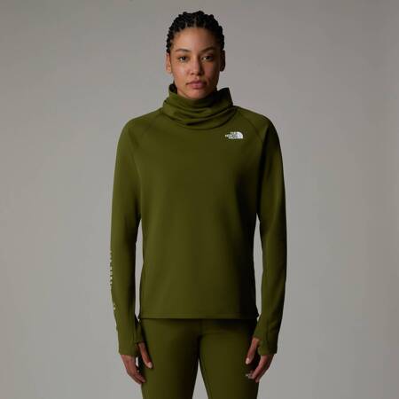 Longsleeve damski The North Face BASELAYER DRAGLINE LS zielony NF0A7ZLOPIB