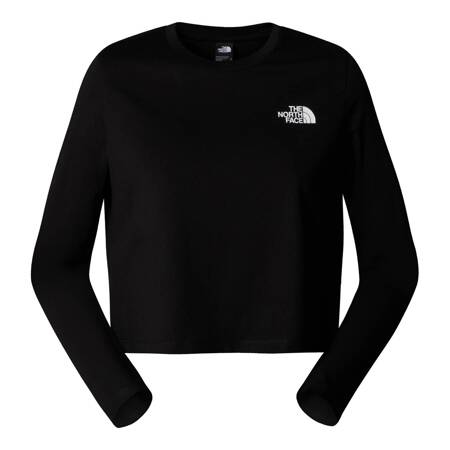 Longsleeve damski The North Face L/S SIMPLE DOME CROP czarny NF0A89FKJK3