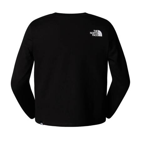 Longsleeve damski The North Face L/S SIMPLE DOME CROP czarny NF0A89FKJK3