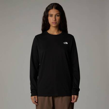 Longsleeve damski The North Face SIMPLE DOME czarny NF0A87QPJK3