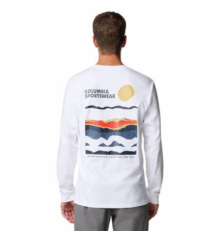 Longsleeve męski Columbia EXPLORERS CANYON biały 2054553104