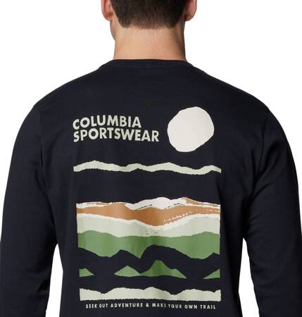 Longsleeve męski Columbia EXPLORERS CANYON czarny 2054553008