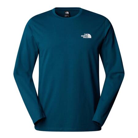 Longsleeve męski The North Face SIMPLE DOME niebieski NF0A87QN1NO