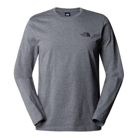 Longsleeve męski The North Face SIMPLE DOME szary NF0A87QNDYY