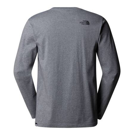 Longsleeve męski The North Face SIMPLE DOME szary NF0A87QNDYY