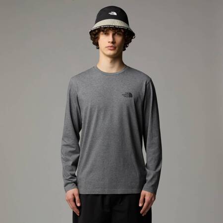 Longsleeve męski The North Face SIMPLE DOME szary NF0A87QNDYY