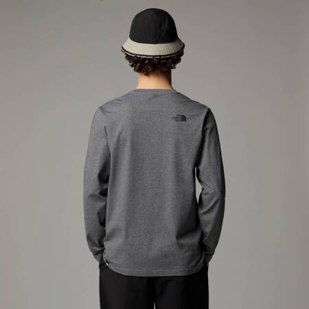 Longsleeve męski The North Face SIMPLE DOME szary NF0A87QNDYY