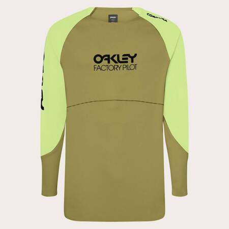 Longsleeve rowerowy męski Oakley MAVEN SCRUB JERSEY zielony FOA405431-70N