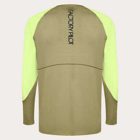 Longsleeve rowerowy męski Oakley MAVEN SCRUB JERSEY zielony FOA405431-70N