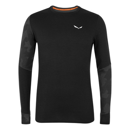 Longsleeve termoaktywny męski Salewa CRISTALLO WARM czarny 00-0000028205_0910