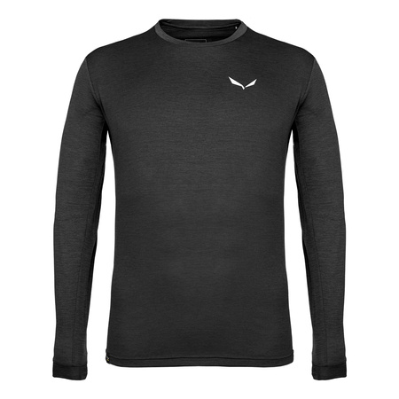 Longsleeve trekkingowy męski Salewa PUEZ MELANGE DRY czarny 00-0000027453_0911