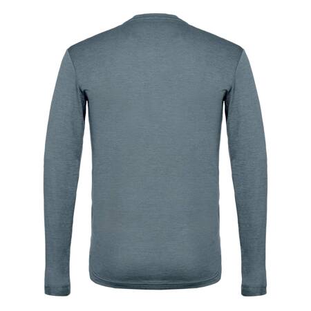 Longsleeve trekkingowy męski Salewa PUEZ MELANGE DRY niebieski 00-0000027453_8106