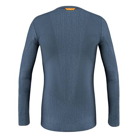 Longsleeve treningowy męski Salewa ZEBRU MEDIUM WARM granatowy 00-0000027957_8670