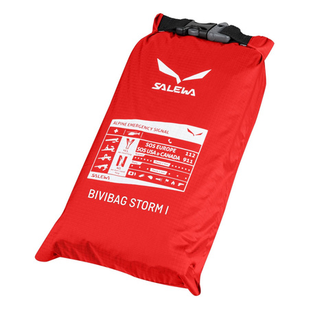 Płachta biwakowa unisex Salewa BIVIBAG STORM I czerwona 00-0000002384_1500