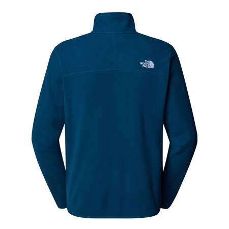 Polar męski The North Face 100 GLACIER 1/4 ZIP granatowy NF0A855W1NO