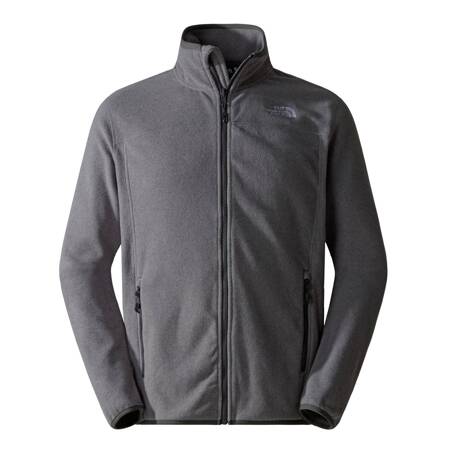 Polar męski The North Face 100 GLACIER FULL ZIP szary NF0A855X4HJ