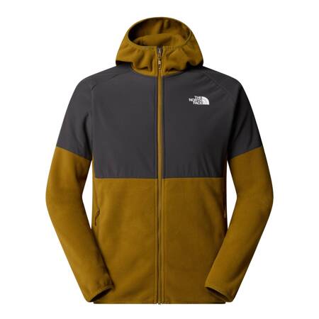 Polar z kapturem męski The North Face GLACIER HEAVYWEIGHT FULL ZIP HD zielony NF0A89JJ7O0