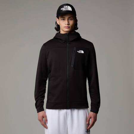 Polar z kapturem męski The North Face MA FZ FLEECE czarny NF0A893QJK3