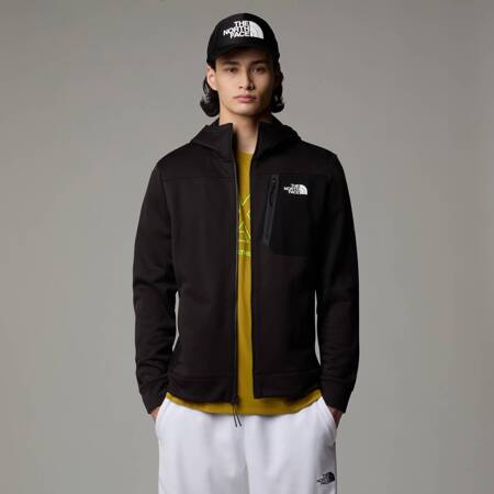 Polar z kapturem męski The North Face MA FZ FLEECE czarny NF0A893QJK3