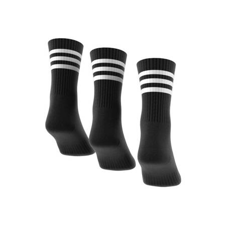 Skarpety Unisex adidas 3-Stripes Crew 3-Pack czarne IC1321