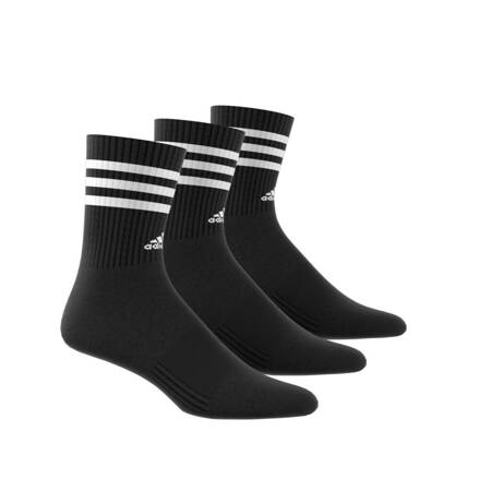 Skarpety Unisex adidas 3-Stripes Crew 3-Pack czarne IC1321