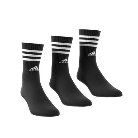 Skarpety Unisex adidas 3-Stripes Crew 3-Pack czarne IC1321