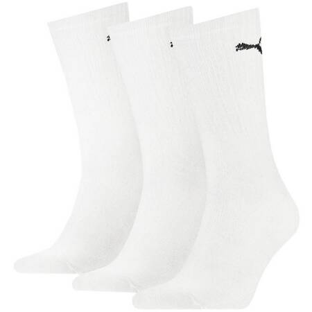 Skarpety unisex Puma SPORT CREW 3-PACK białe 90794002