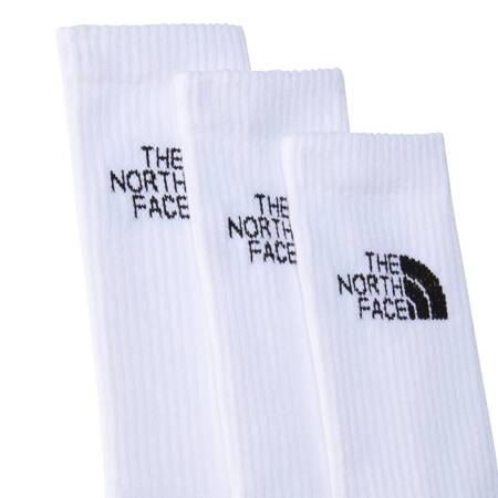 Skarpety unisex The North Face MULTI SPORT CUSH CREW 3-PACK białe NF0A882HFN4