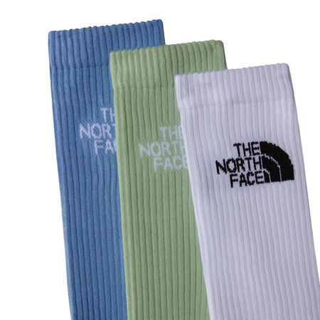 Skarpety unisex The North Face MULTI SPORT CUSH CREW 3-PACK wielokolorowe NF0A882H0OD