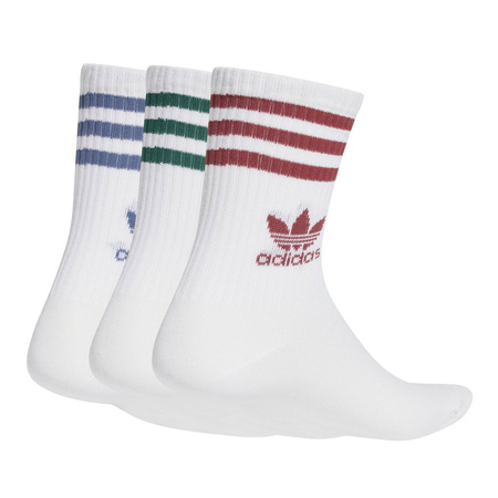 Skarpety unisex adidas CREW 3-PACK białe JI9471