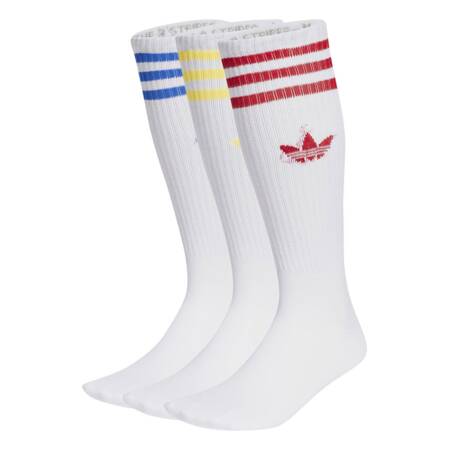 Skarpety unisex adidas HIGH CREW 3-PACK białe IX7504