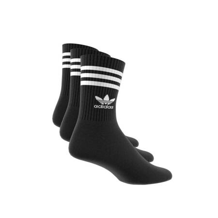 Skarpety unisex adidas MID CUT CREW 3-PACK czarne IL5022