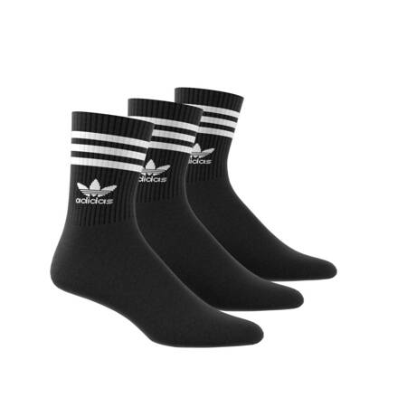 Skarpety unisex adidas MID CUT CREW 3-PACK czarne IL5022