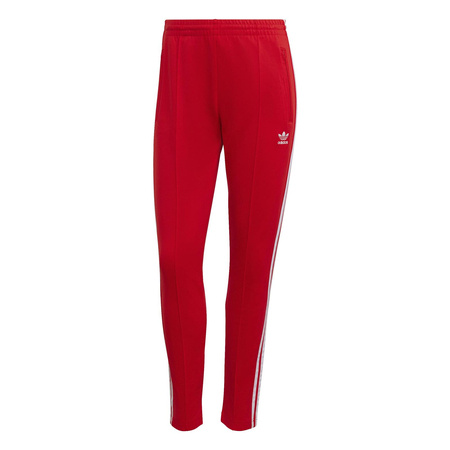 Spodnie dresowe damskie adidas ORIGINALS SST czerwone HF1992
