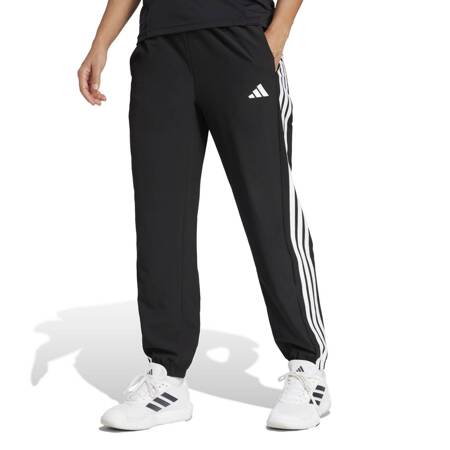 Spodnie dresowe damskie adidas TRAIN ESSENTIALS 3-STRIPES czarne JI8313