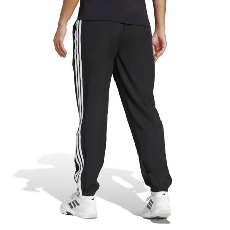 Spodnie dresowe damskie adidas TRAIN ESSENTIALS 3-STRIPES czarne JI8313