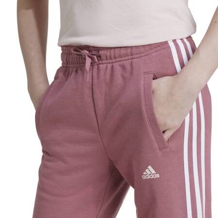 Spodnie dresowe dziewczęce adidas ESSENTIALS 3-STRIPES różowe IZ3441