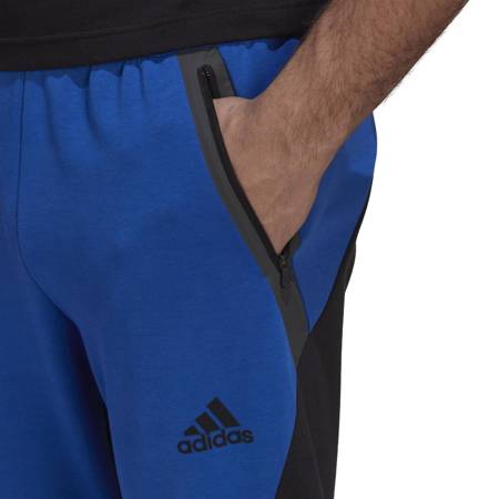 Spodnie dresowe męskie adidas Designed for GameDay niebieskie HE9873