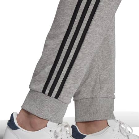 Spodnie dresowe męskie adidas ESSENTIALS FRENCH TERRY 3-STRIPES szare GK8889