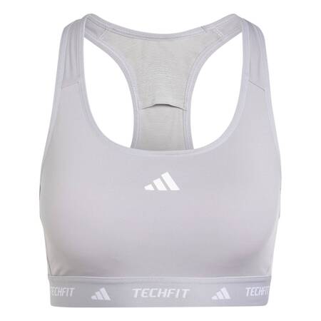 Stanik sportowy damski adidas TECHFIT szary IY9436