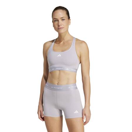 Stanik sportowy damski adidas TECHFIT szary IY9436